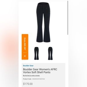 Boulder Gear AFRC ski pants - size 4. Perfect condition!